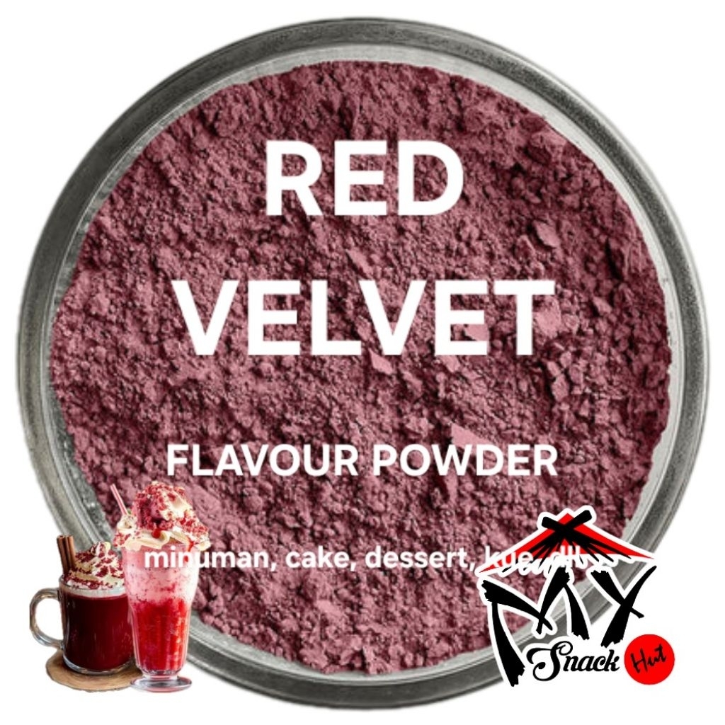 Jual RED VELVET FLAVOUR POWDER 50GR BIANG PERISA VELVET MERAH BUBUK ...
