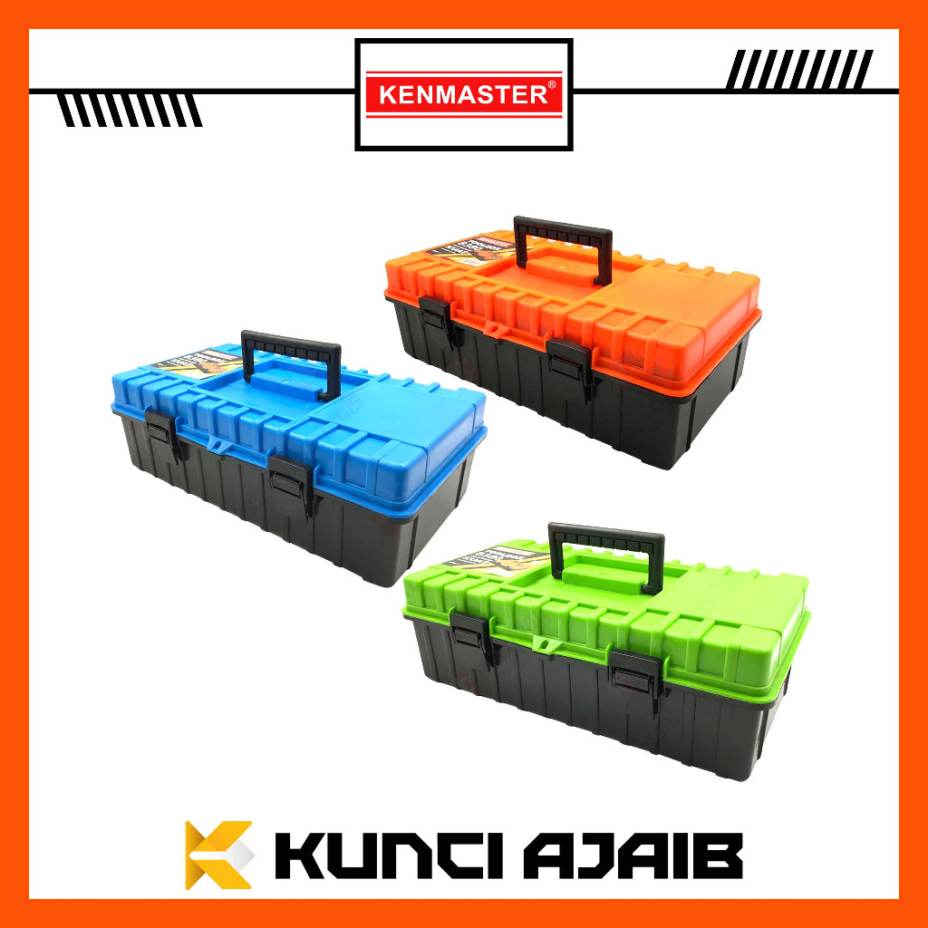 Jual KENMASTER Toolbox B380 Tool Box Kit - Kotak Box Tempat Kunci ...