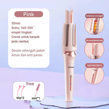 Catokan Curly Catokan Rambut Ceramics 28mm Catokan Curly Otomatis Curly Rambut Curling Iron