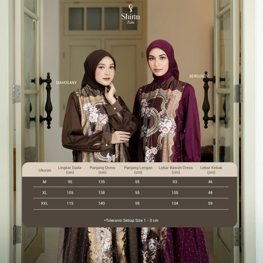 Detail Motif dan Tulle Gamis Salma Series