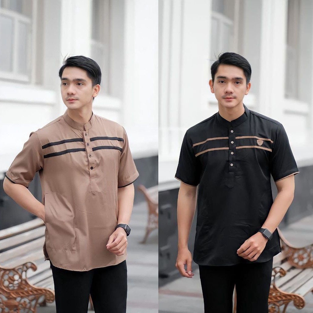 Baju koko bordir JASUKE Baju koko bordir pria - Baju koko pendek Terlaris