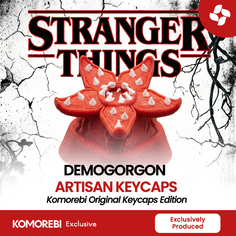 Jual (STRANGER THINGS X KOMOREBI) Keycap Artisan Demogorgon Stranger ...