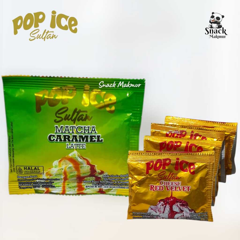 Jual POP ICE MINUMAN VIRAL RASA MATCHA CARAMEL & CHEESU RED VELVET ...