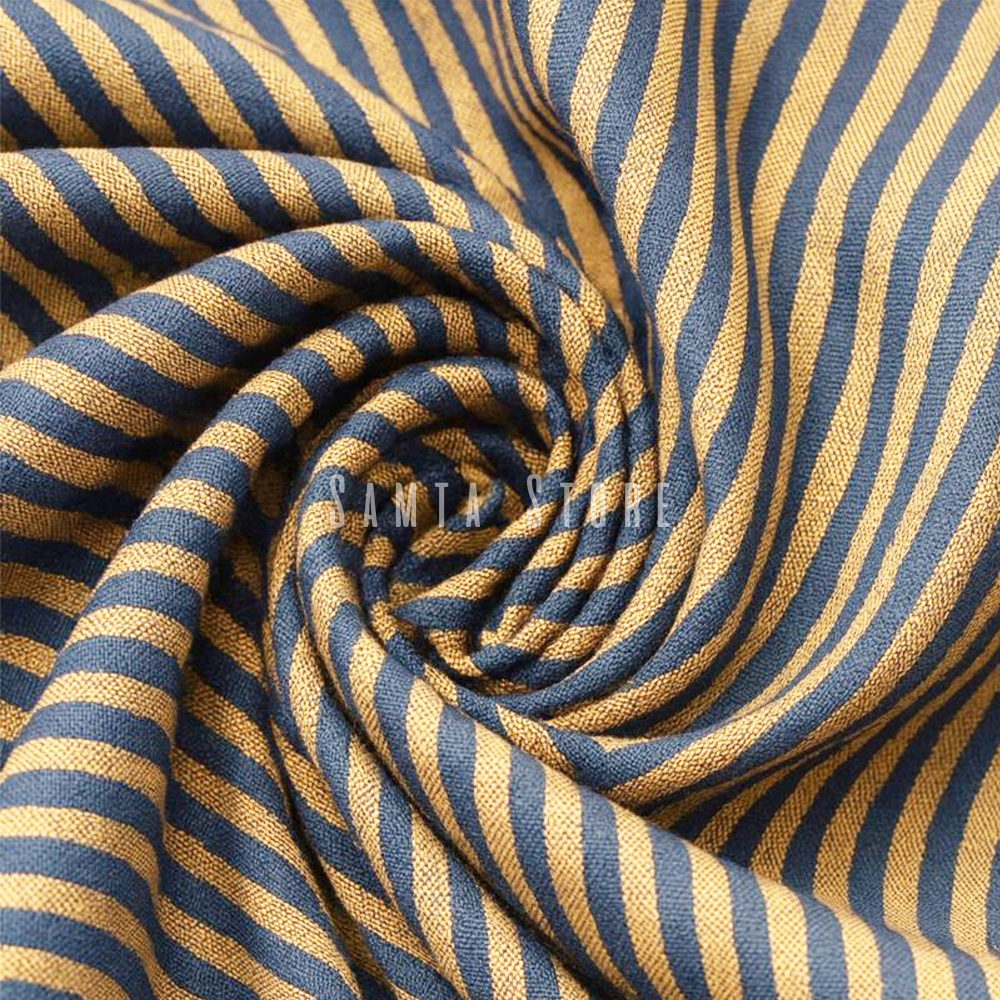 Jual Kain Tenun Asli Motif Stripe Hitam Cokelat | Shopee Indonesia