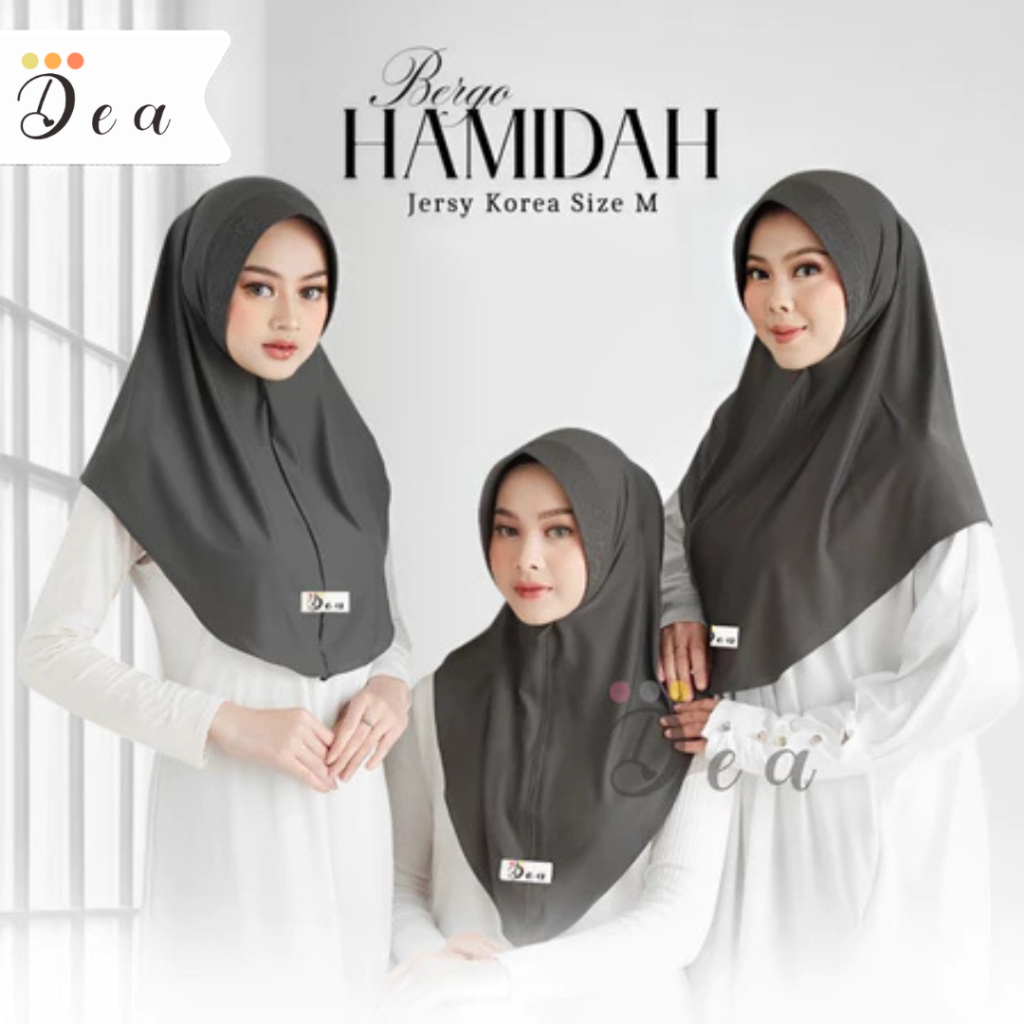 Sakinah Hijab Bergo Hamidah M Jersey Anti Menerawang