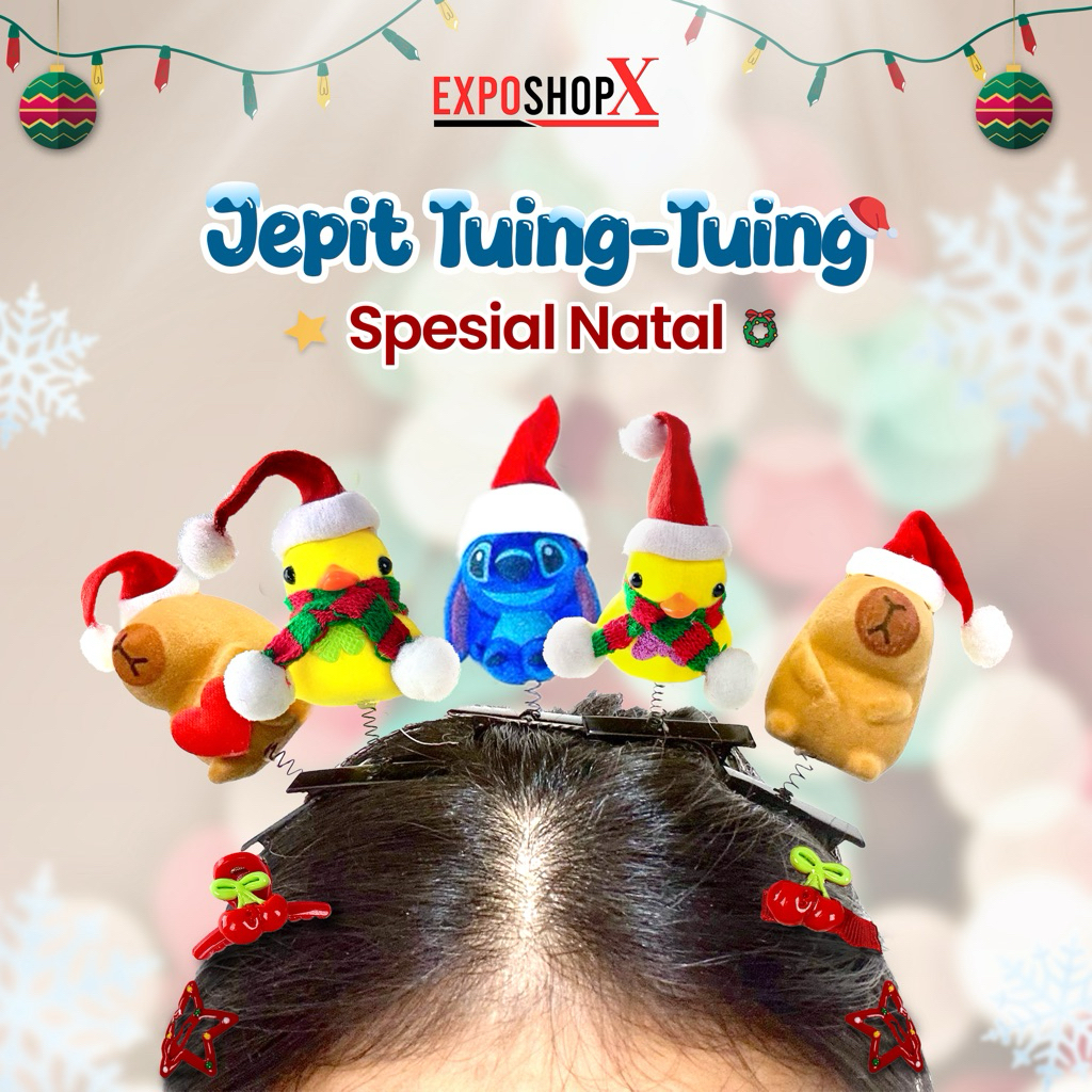 Jual JEPIT BEBEK TUING TUING / JEPIT RAMBUT ANAK CAPYBARA / JEPIT ...