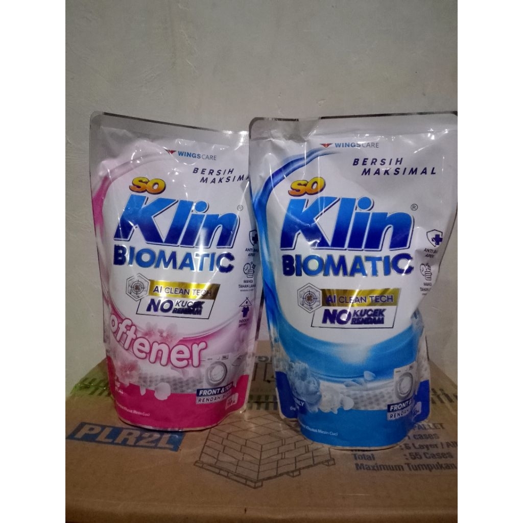 Jual Soklin biomatic detergen liquid Front & Top 700Ml | Shopee Indonesia