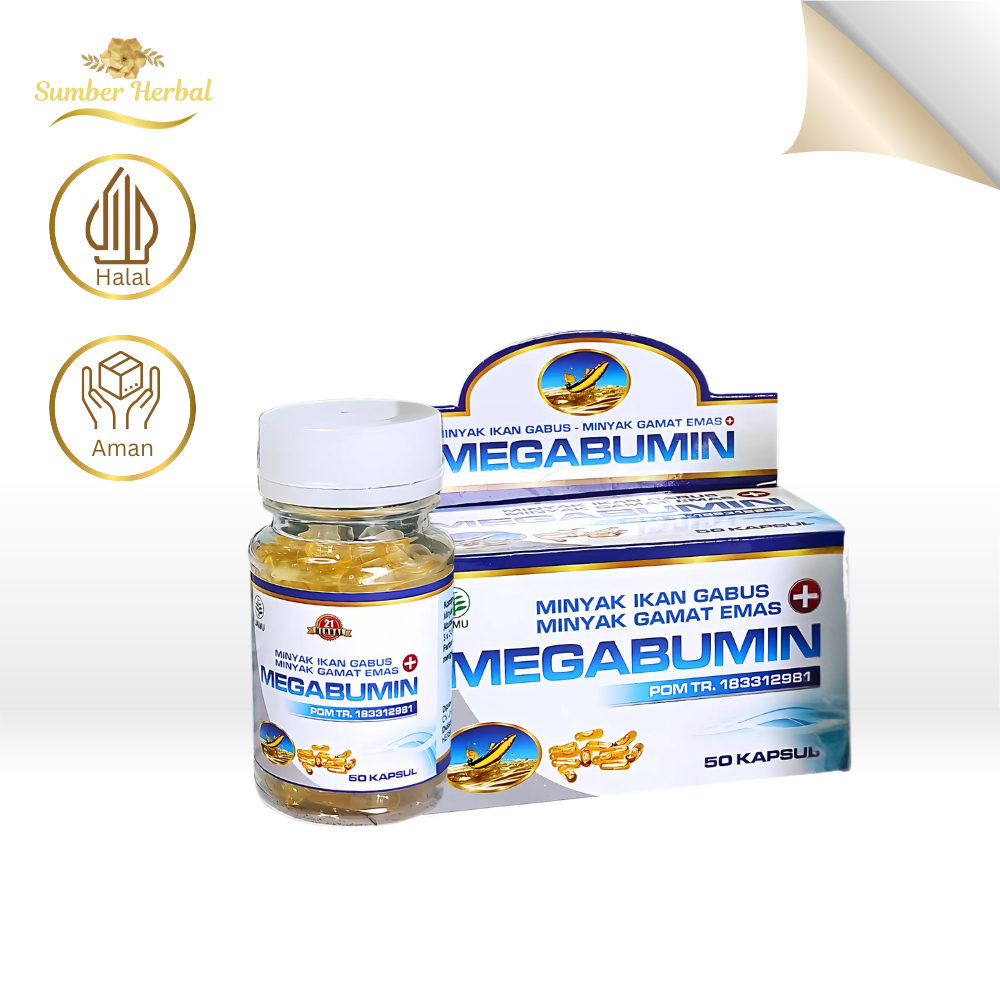 Jual MEGABUMIN Kapsul Minyak Ikan Gabus & Gamat Emas Mempercepat ...