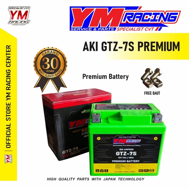 AKI KERING NMAX GTZ7S NANO GEL YM RACING / ACCU FULL KERING