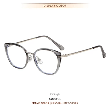 La Chapella Kacamata Model Cat Eye Wanita Lensa Anti Blueray Photocromic Bluecromic Exclusive