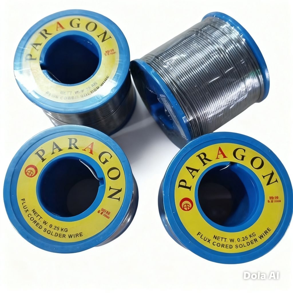 Jual TIMAH SOLDER PARAGON ROLL BESAR 50 METER 40/60.0.8,mm ORIGINAL ...