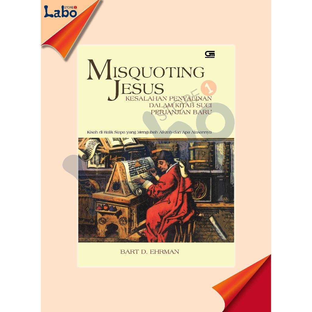 Jual Buku Misquoting Jesus Kesalahan Penyalinan Dalam Kitab Perjanjian ...