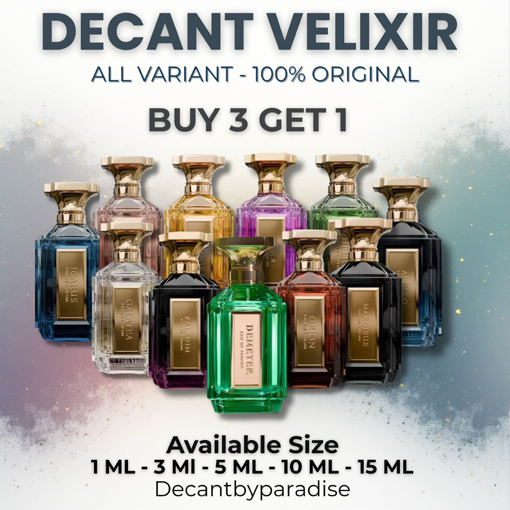 Jual Decant Velixir Original All Variant | Unisex | 1ml 3ml 5ml 10ml ...