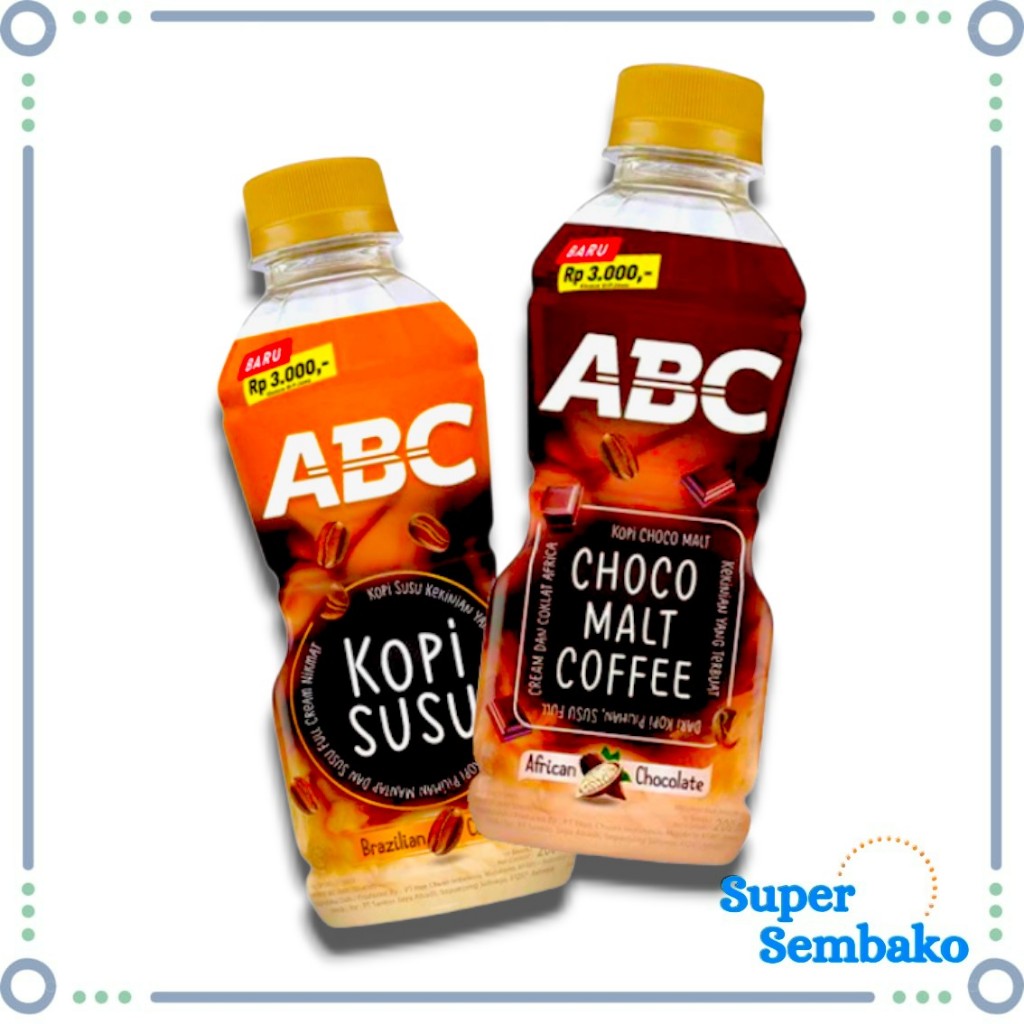 Jual KOPI ABC CHOCOMALT COFFEE / KOPI SUSU BOTOL INSTAN SIAP MINUM ...