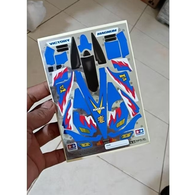Jual Decal stiker victory magnum original tamiya | Shopee Indonesia