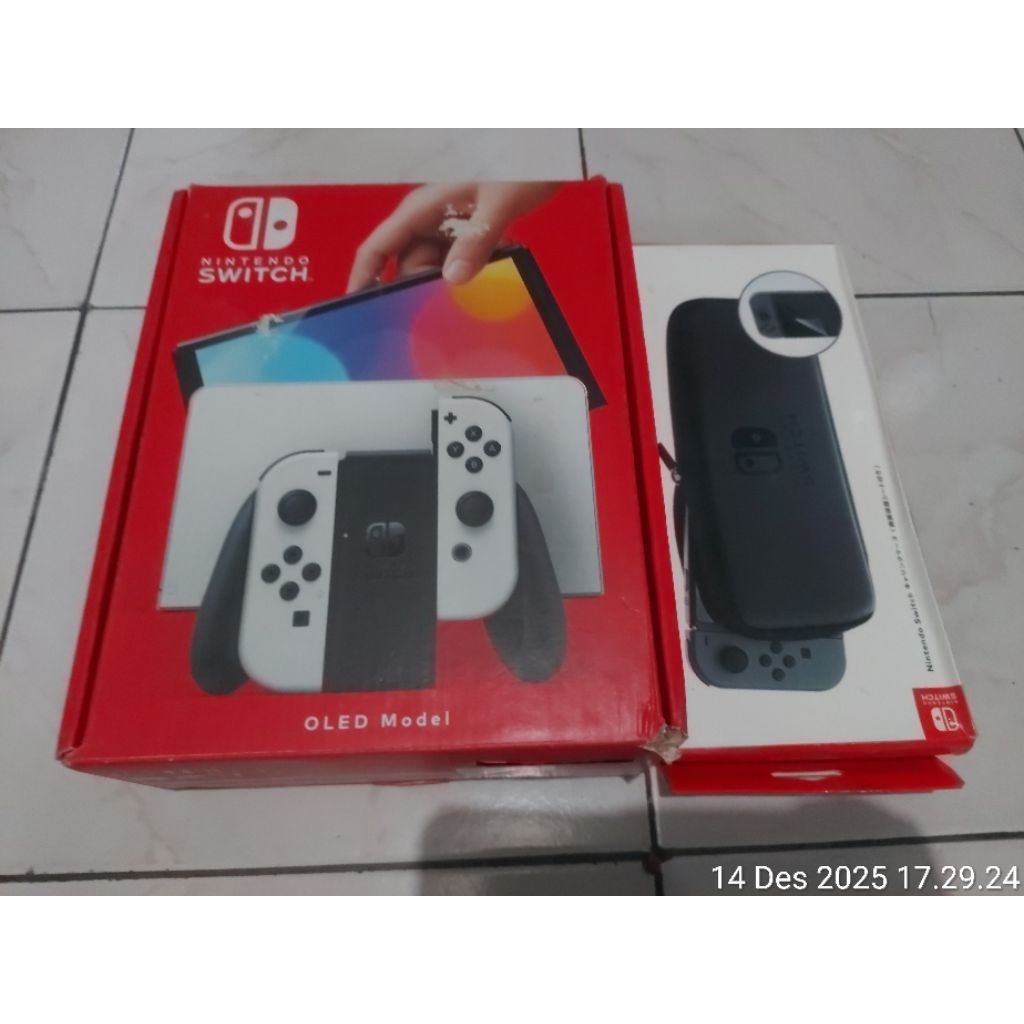 Jual Nintendo Switch Oled Putih CFW/OFW Fullset 256gb Good Condition ...