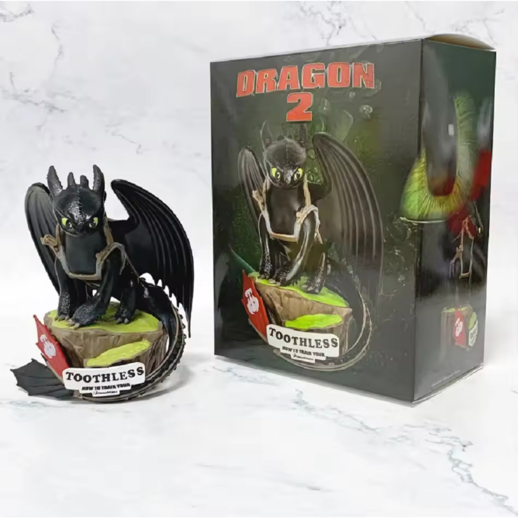 Jual ACTION FIGURE FURY TOOTHLESS HOW TO TRAIN YOUR DRAGON TOPPER CAKE ...