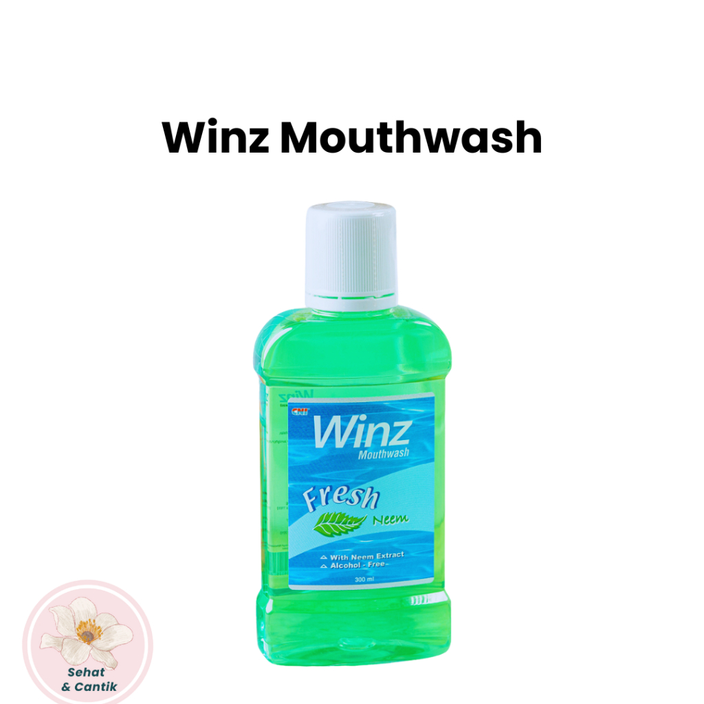 Jual WINZ Mouthwash Fresh Neem 300ml – Obat Kumur Alcohol Free | Lawan ...