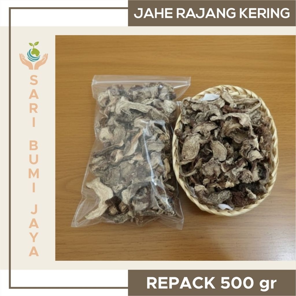 Jual Jahe Rajang Kering Repack 500 Gram | Jahe Iris Kering Alami untuk ...