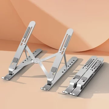 MANU Dudukan Tablet Laptop Pendingin Aluminium Stand 7 Level Ketinggian Dapat Diatur Desain