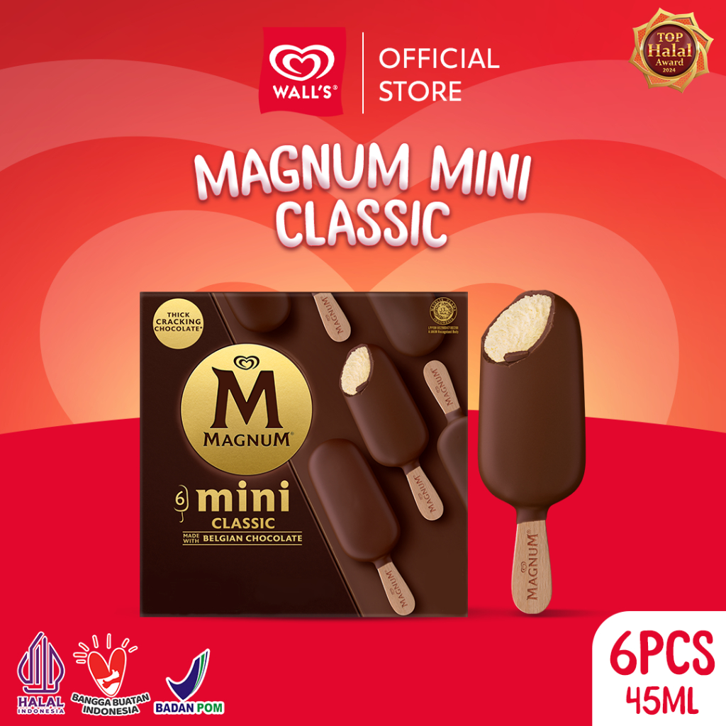 Jual Magnum Mini Classic 6X45ml - Wall's Es Krim / Ice Cream | Shopee ...