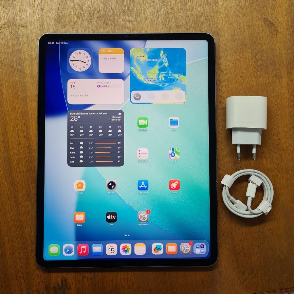 Jual Ipad Pro 12.9inch Gen 5 128GB Wifi Ex Ibox Second Mulus Normal ...
