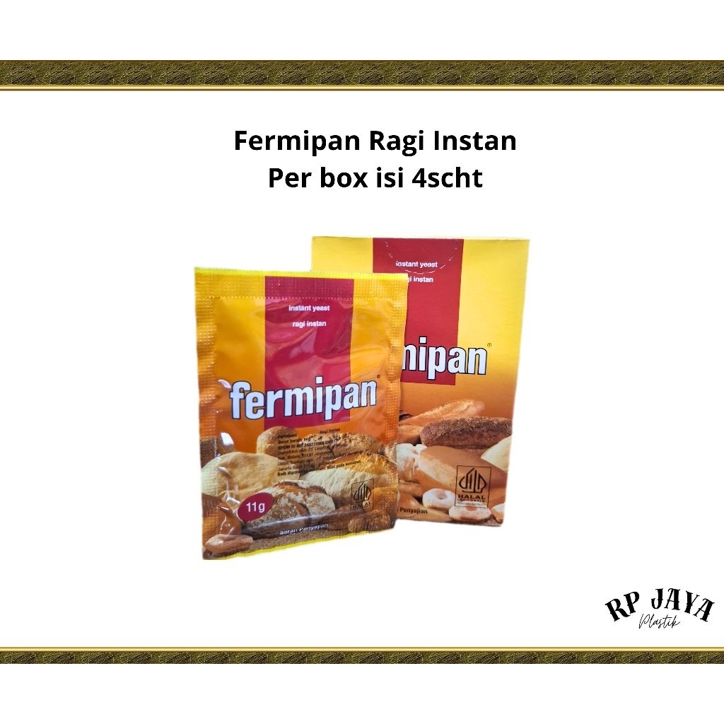 Jual Fermipan Ragi Instant Sachet 11 Gram - Pengembang Adonan Roti ...