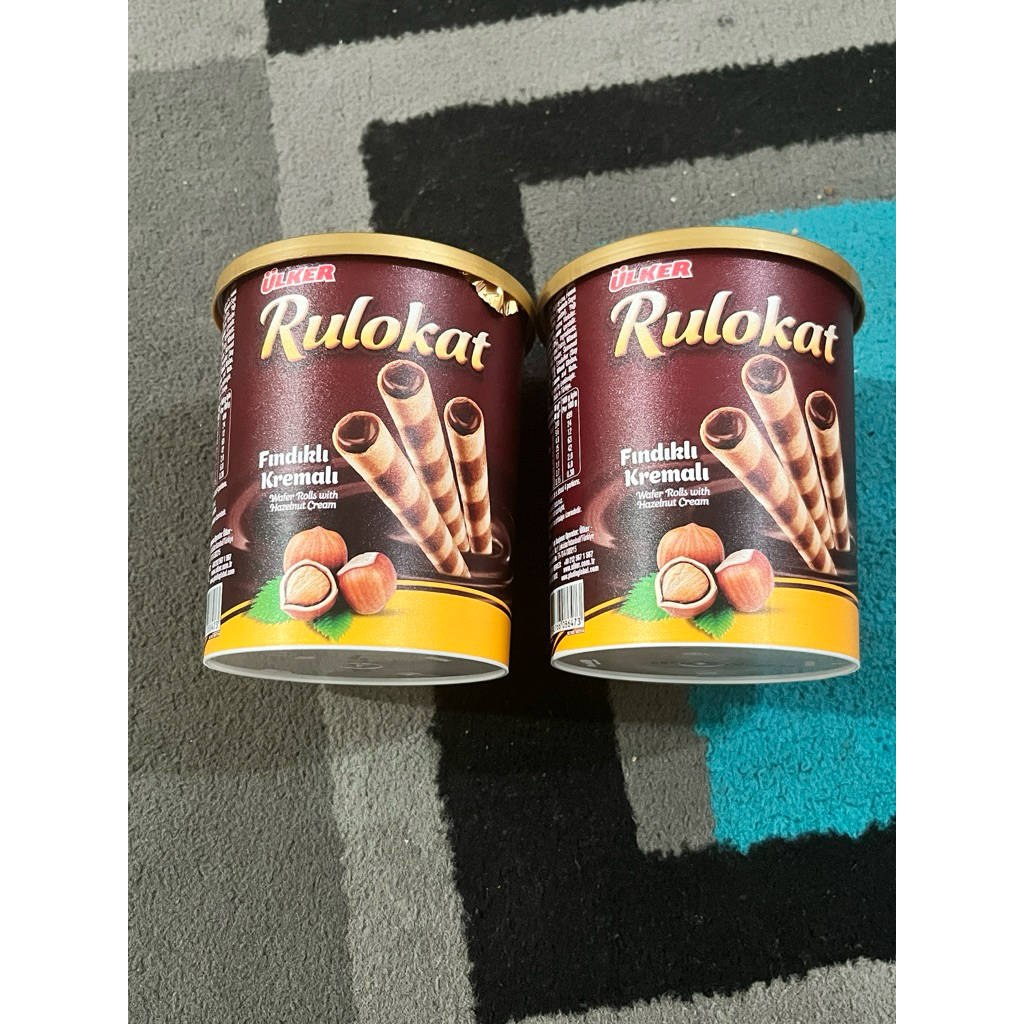 Jual Ulker Rulokat Wafer Rolls dengan Krim Hazelnut. | Shopee Indonesia