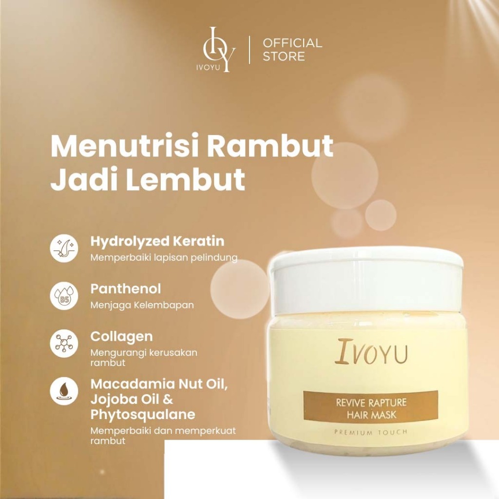 Jual IVOYU Revive Rapture Hair Mask 150ml | Shopee Indonesia