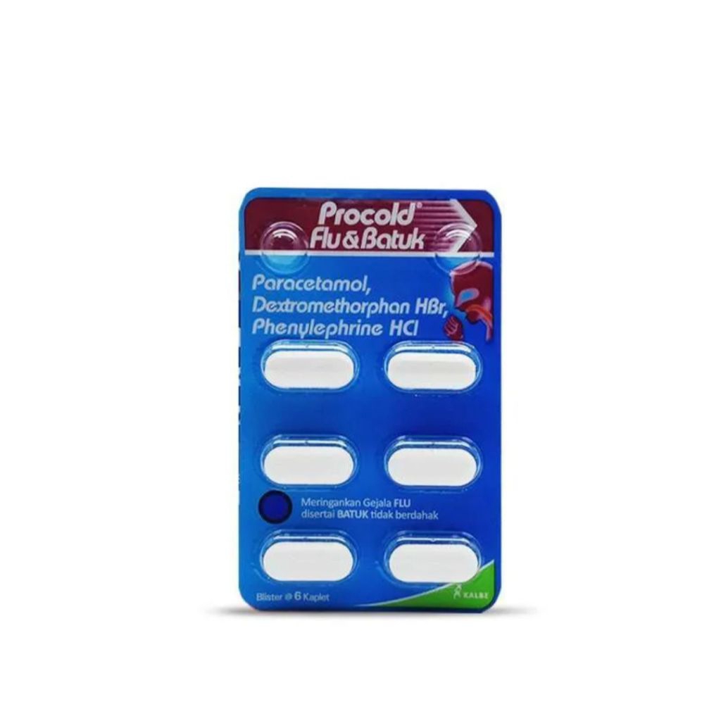 Jual Procold Flu Dan Batuk 6'tablet | Shopee Indonesia