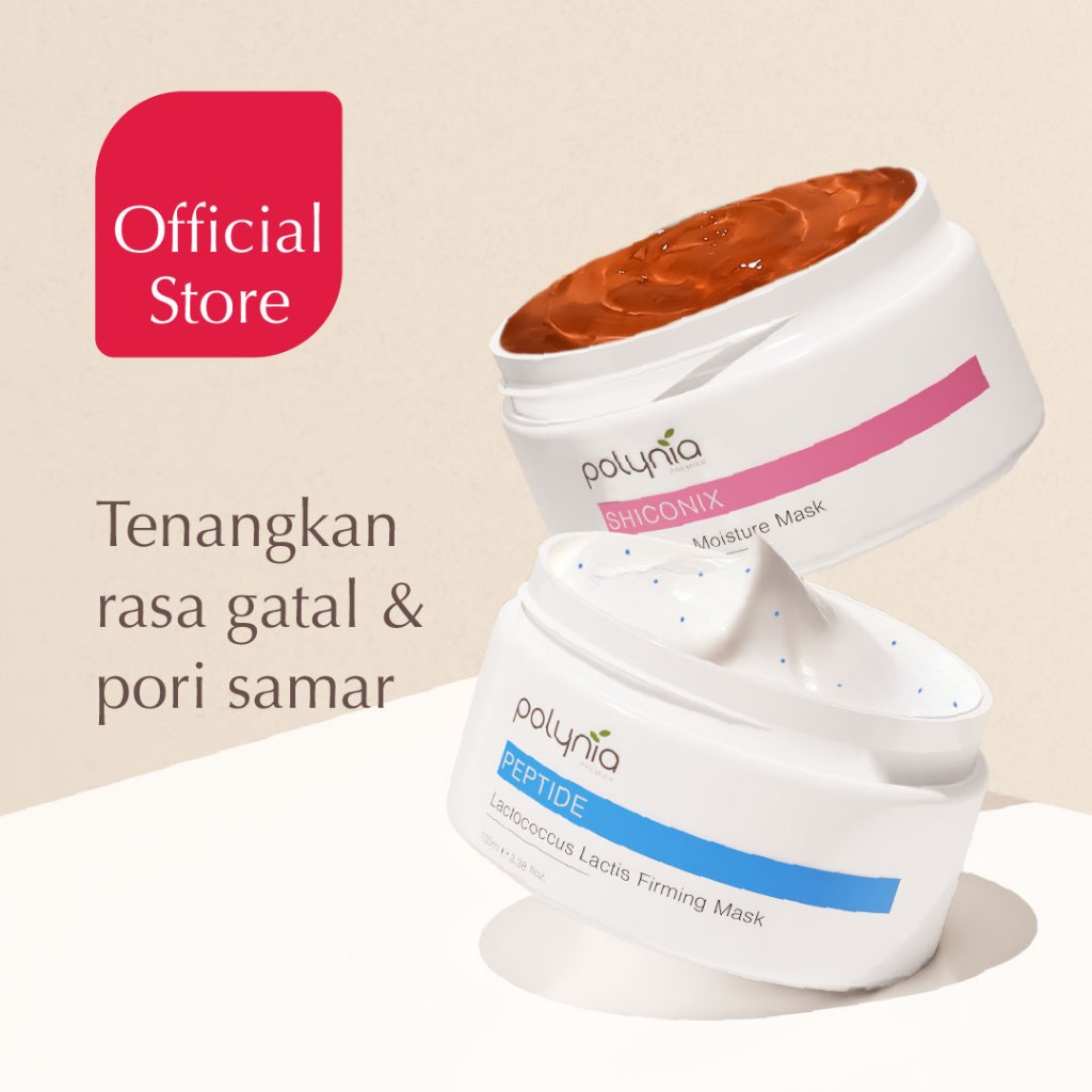 Jual POLYNIA | Peptide Lactococcus Lactis Firming Mask 100ML+ POLYNIA ...