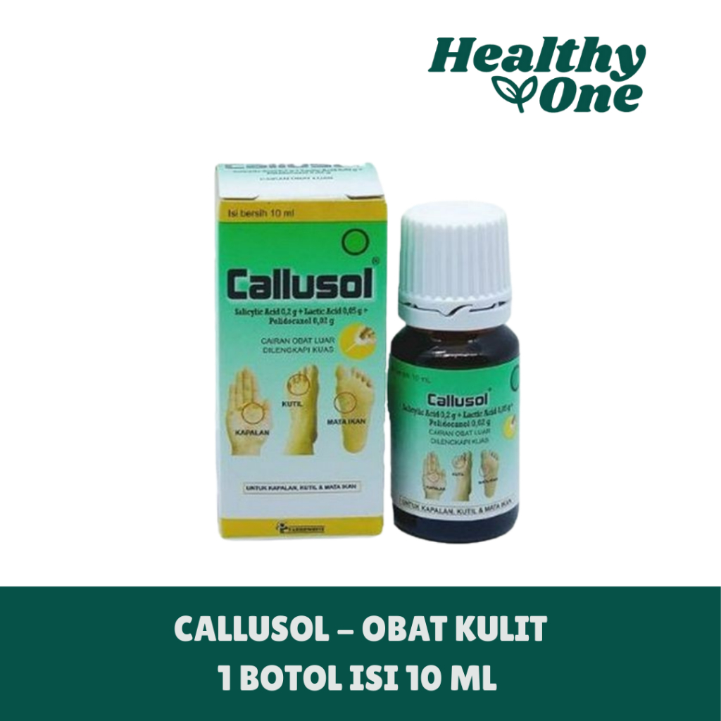 Jual CALLUSOL BOTOL ISI 10 ML OBAT KULIT | Shopee Indonesia