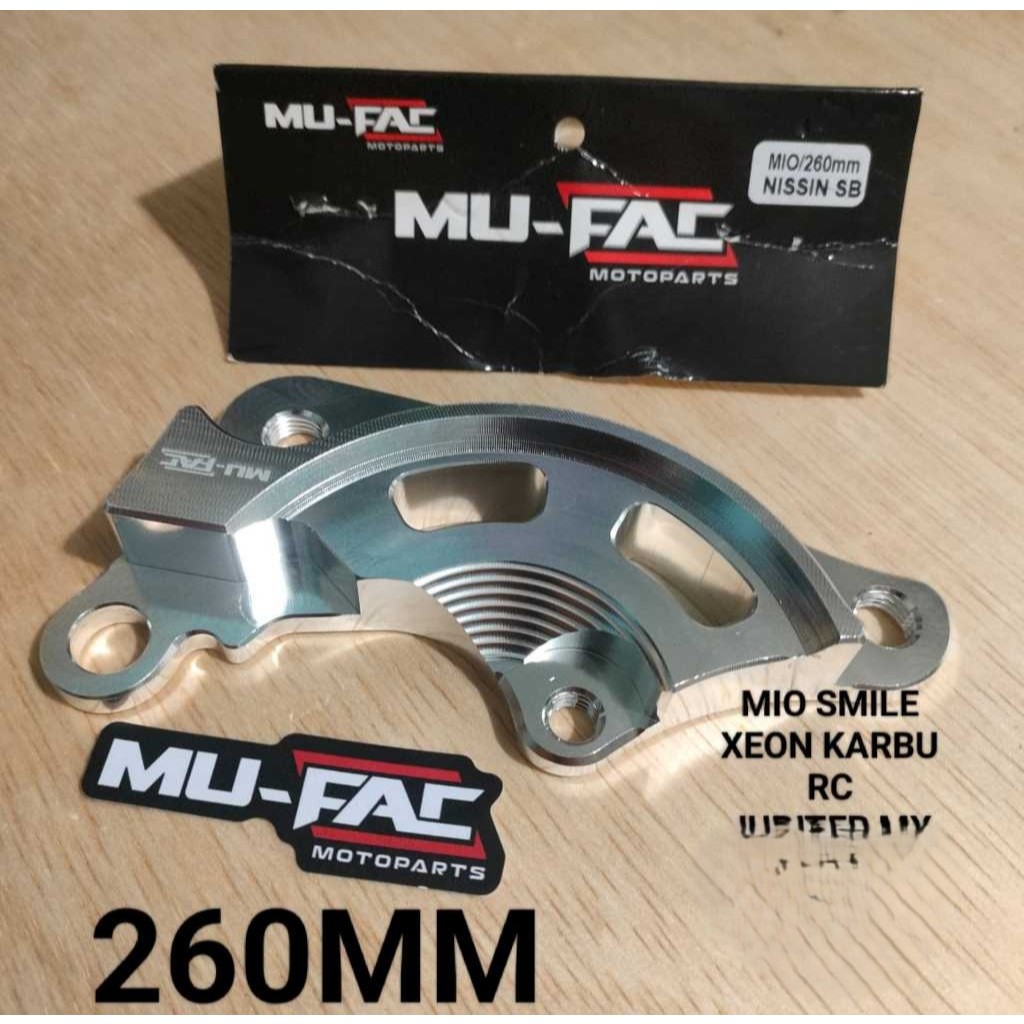 Jual BY MU-FAC BREKET KALIPER RCB / SAMURAI 220MM 260MM MIO SMILE / MIO ...