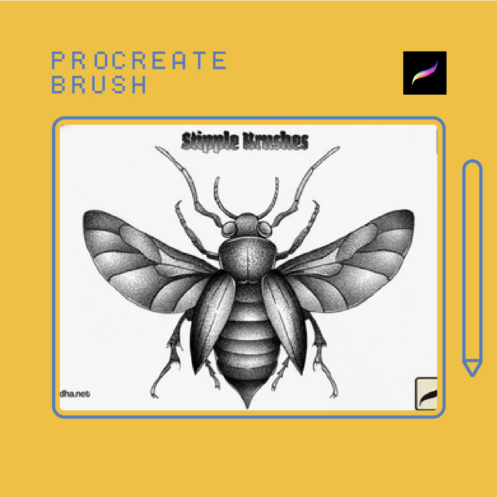 Jual Procreate Brush - PB Procreate Stipple Brushes | Shopee Indonesia