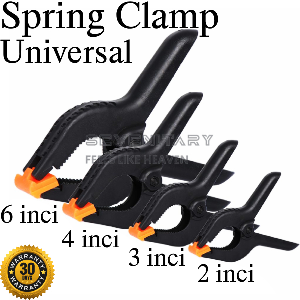 Jual Spring Clamp 2 3 4 6 Inch Nylon Penjepit Kayu Besi Klem Catok ...
