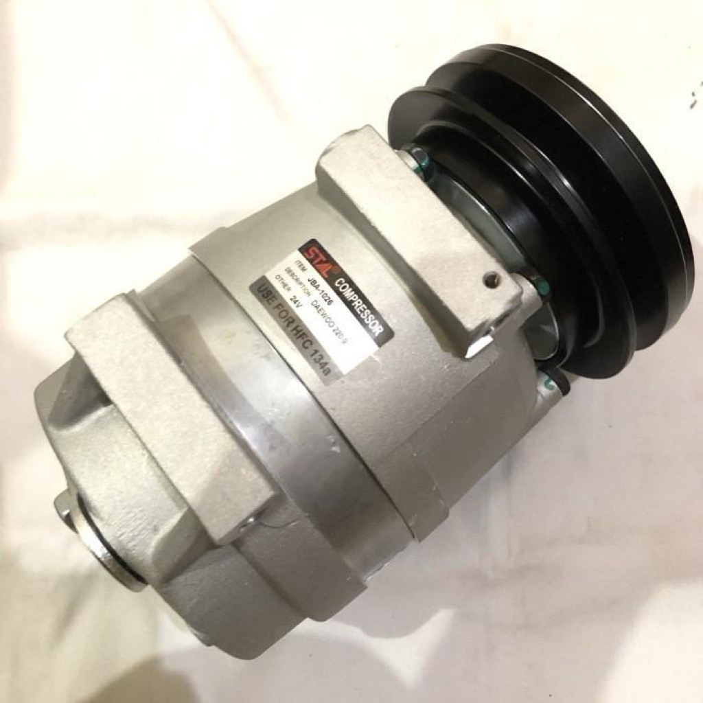 Jual Kompresor Compressor AC Mobil Alat Berat Hyundai Excavator Daewoo ...