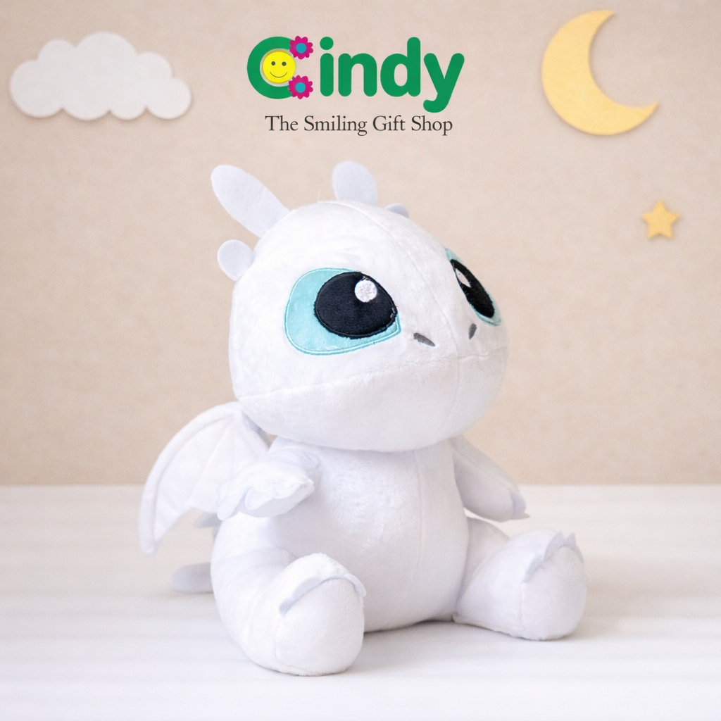 Jual Cindy Plush Toy How To Train Your Dragon Toothless & Light Fury ...