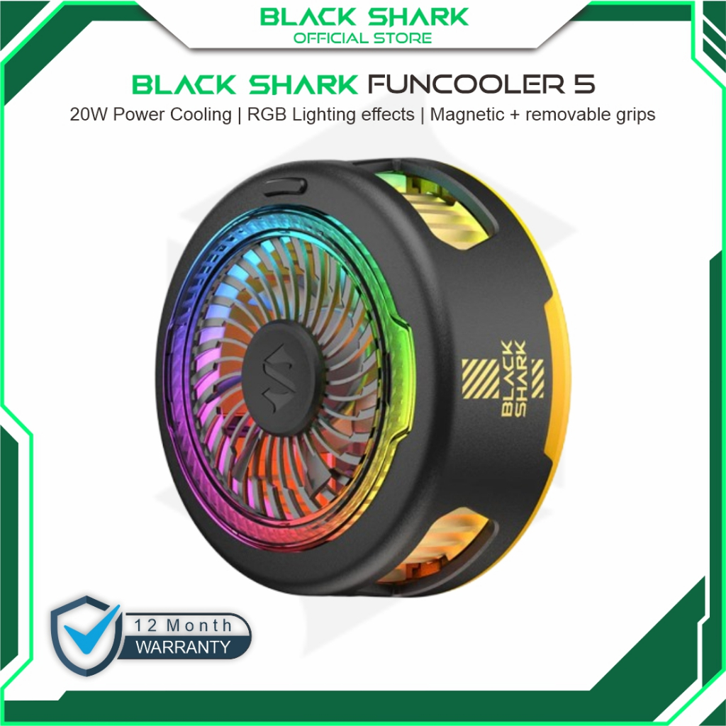 Jual Black Shark FunCooler 5 Magnetic Cooler 20W - Pendingin HP Gaming ...