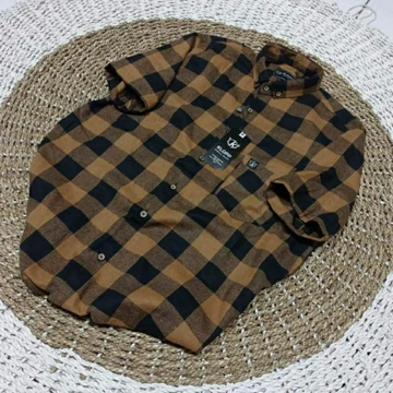Kemeja Pria Dewasa Flanel Lengan Pendek Casual Kotak Catur Motif Fashion Premium