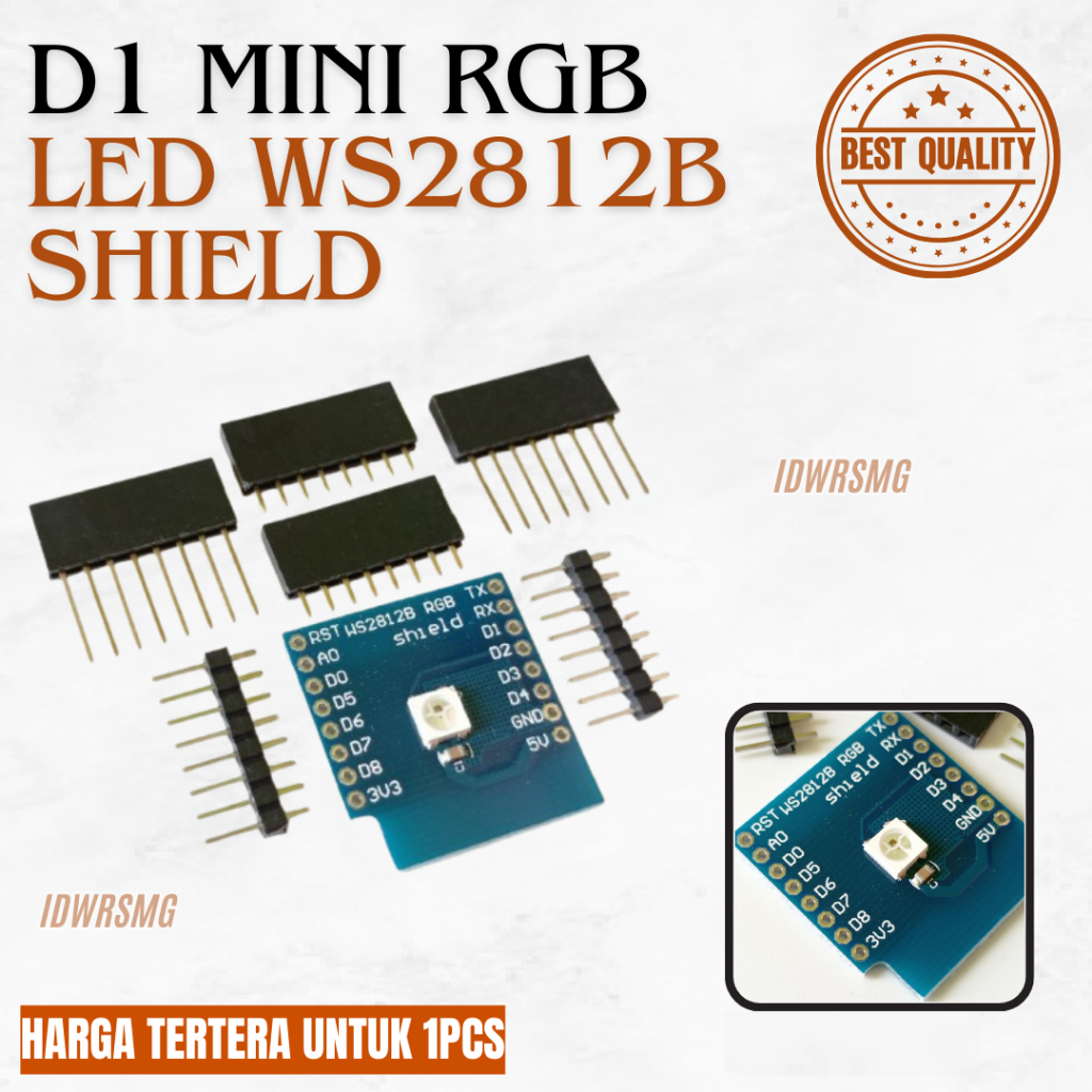 Jual WeMos D1 Mini RGB LED WS2812B Shield Module | Shopee Indonesia