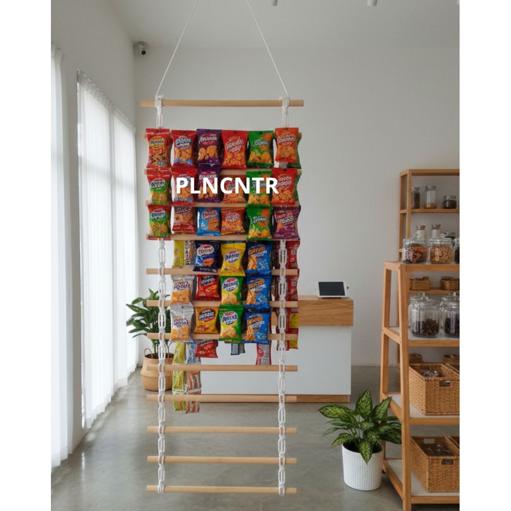 Jual Rak Gantungan Rencengan Warung 10 susun Jajanan Kopi Display Toko ...