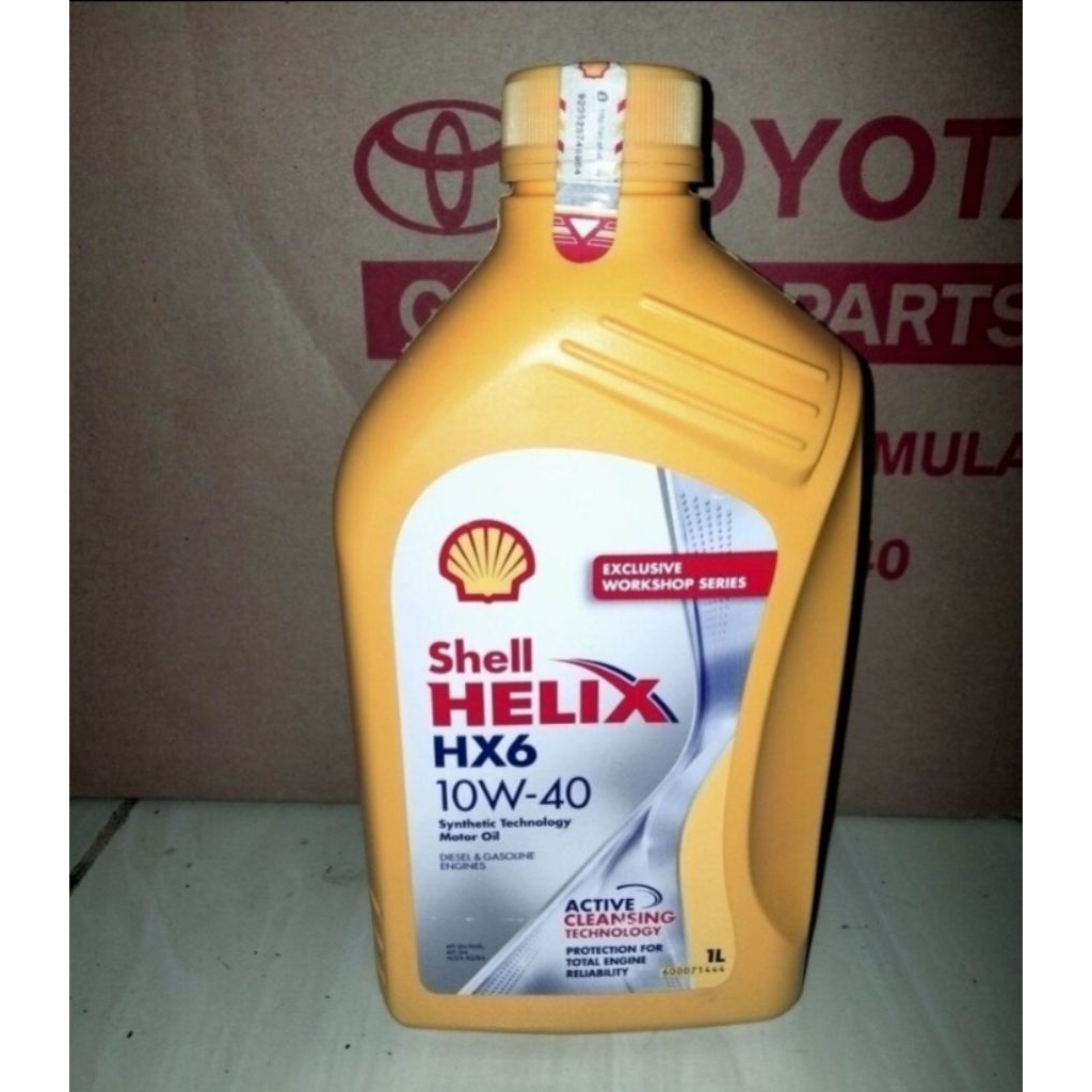 Jual Oli Mesin Mobil Shell Helix hx6 10w-40 {1L}100% Original Tembus ...