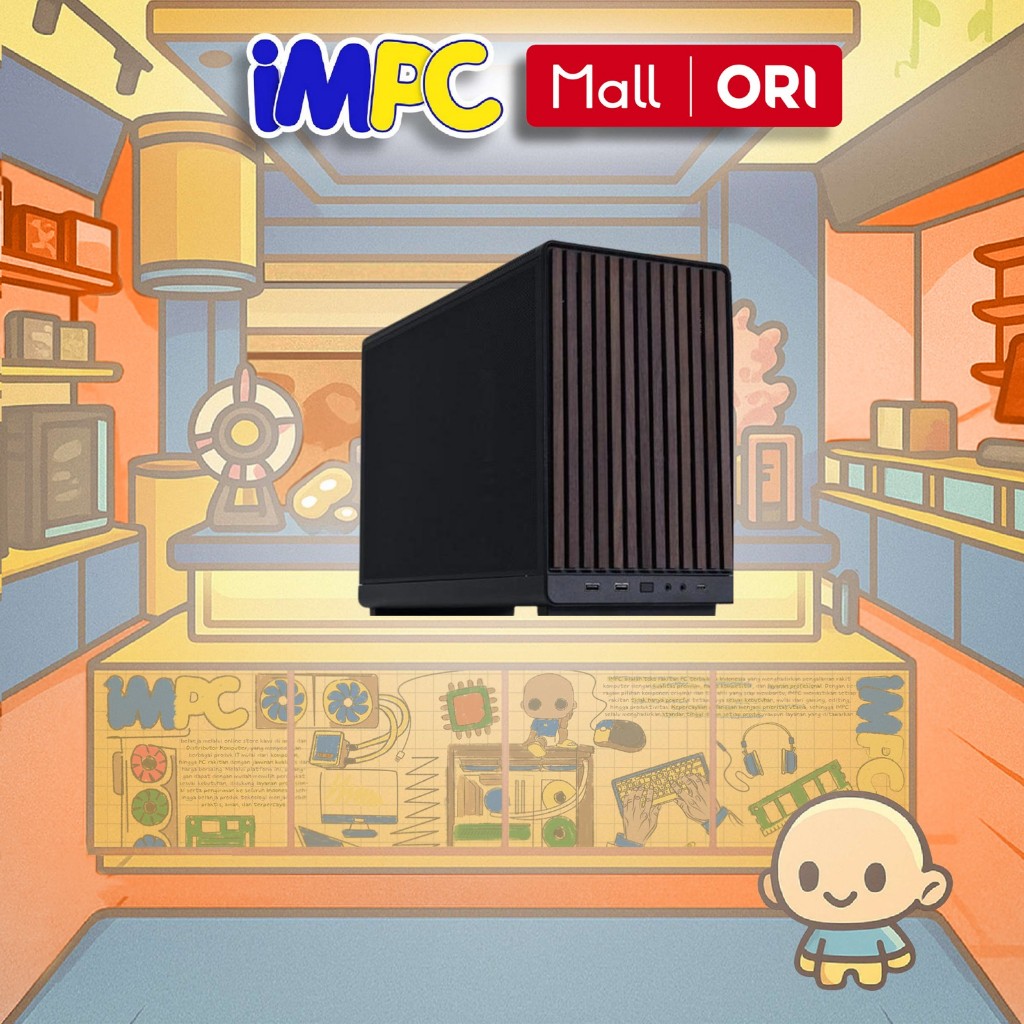 Jual LIAN LI PC CASING A3 - mATX WOOD EDITION BLACK - Steel Mesh Panels ...