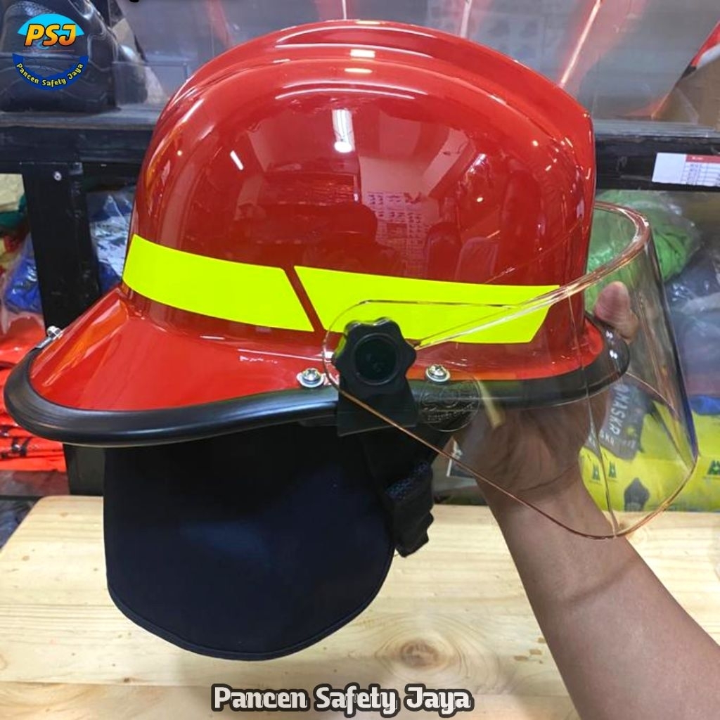 Jual Helm Pemadam Kebakaran SOS Fullgard Original | Helm Damkar Safety ...