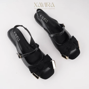 Xavira Ivora Sepatu Import Wanita Flat Shoes Lepes Kerja Kuliah Kantor Lepes Harian Santai