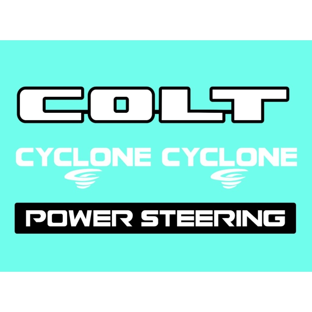 Jual Sticker Stiker Kabin Mibil Mitsubishi L300 COLT POWER STEERING ...
