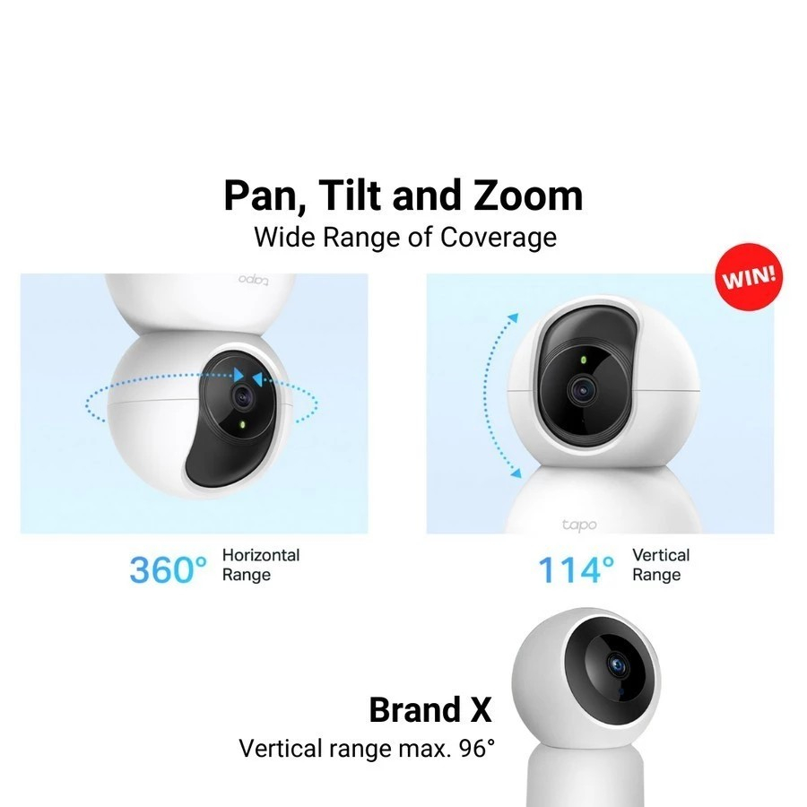 Jual TP-Link TAPO C200 / C210 / C232 Indoor Pan Tilt Wifi Mini DC UPS ...