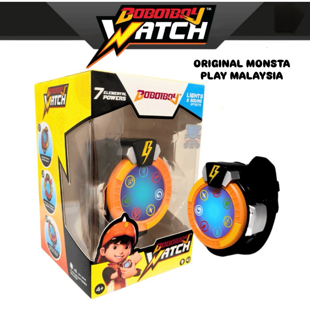 Jual ORIGINAL Jam Tangan Mainan Anak BOBOIBOY BBB Watch dengan lampu ...