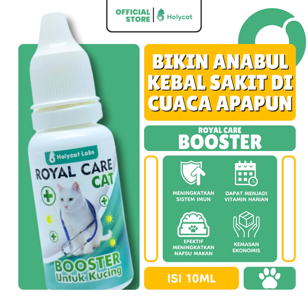 Holycatlabs Royal Care Vitamin Imun Booster Kucing Anjing