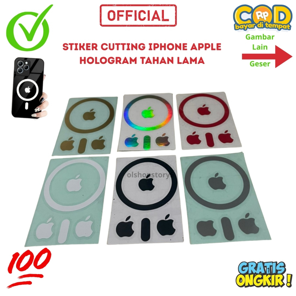 Jual Stiker Magsafe Hp Iphone Apple Lingkaran Universal Cutting Murah ...